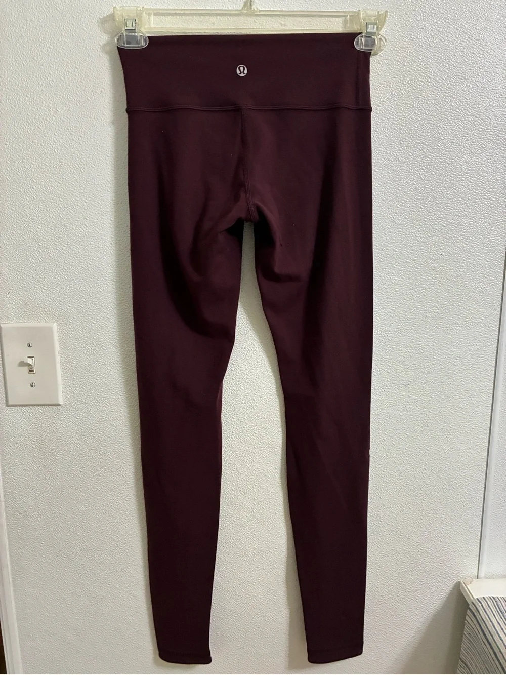 lululemon athletica Burgundy High-Rise Leggings size 4